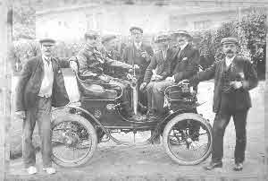 William is thought to be the man standing by the wheel on the left of the picture.